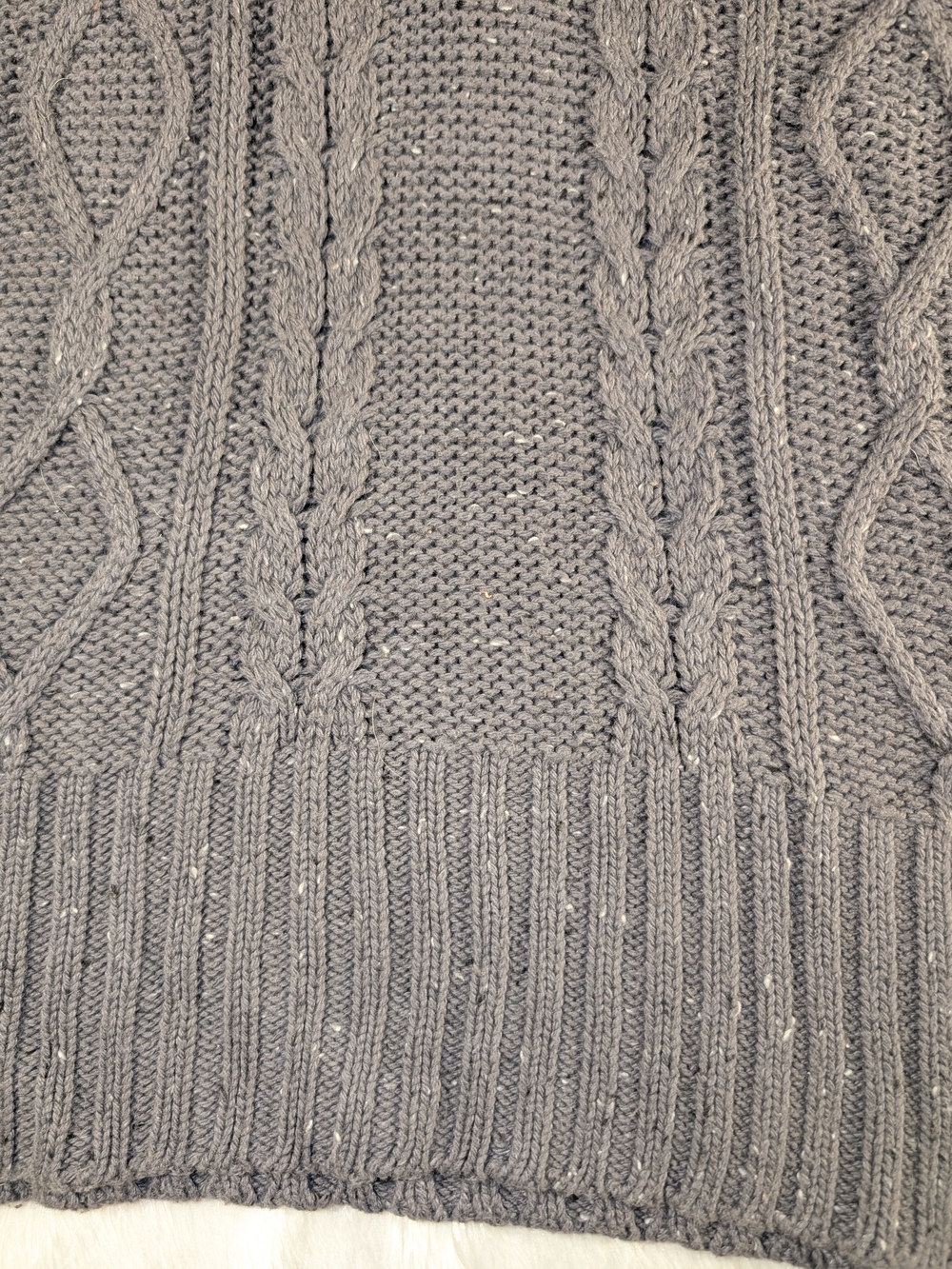 dELiA*s CharcoalGray with Multicolored specks Long-Sleeve Henley Hoodie Sweater - Picture 14 of 15